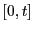 $ [0,t]$